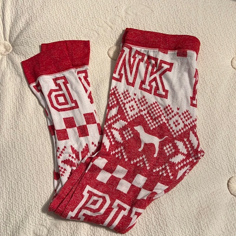 Last call!!  Victoria’s Secret pink pajama pants size medium